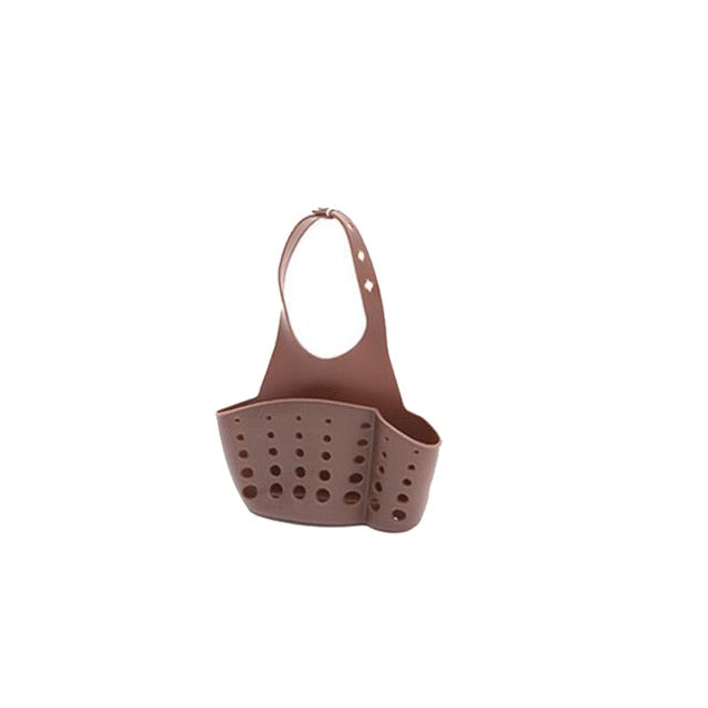 Portable Basket Home Kitchen Hanging Drain Basket Bag Bath Storage Tools Sink Holder Kitchen Accessory vaciar cesta11