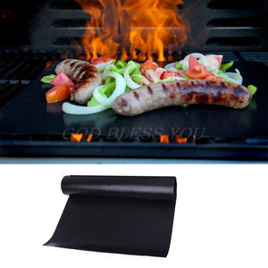 1Pc Reusable Teflon Non-stick Barbecue Mat Baking Pan Grilling Outdoor Picnic Teflon Cooking Sheets 40*33cm Cookware Sets