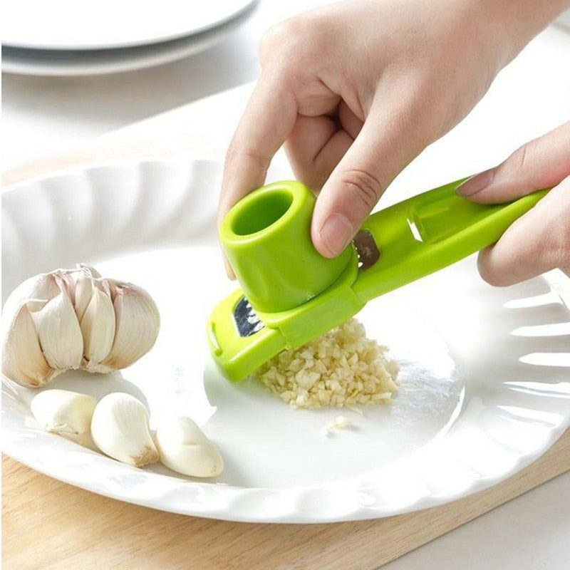 Plastic Ginger Garlic Grinding Tool Magic Silicone Peeler Slicer Cutter Grater Planer Candy Color Kitchen Accessories