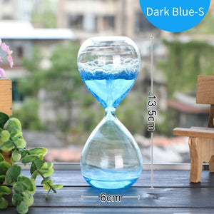 Liquid Droplet Hourglass Art Decorative Sandglass Sablier Liquide Bubble Home Decoration Accessories Ornaments Home Gift SL-QP