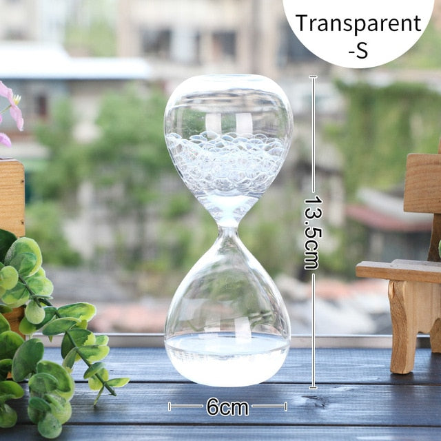 Liquid Droplet Hourglass Art Decorative Sandglass Sablier Liquide Bubble Home Decoration Accessories Ornaments Home Gift SL-QP