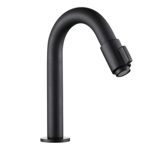 Smesiteli Kitchen Tap Brass Water Tap Bathroom Basin Faucets Single Cold Sink Faucets Black Faucet Rose Golden , Chrome Colors