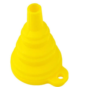 CHASANWAN1pcs Mini Silicone Foldable Funnel Hopper Kitchen Cozinha Cooking Tools Cuisine Kitchen  Accessories Kitchen Gadgets