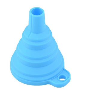 CHASANWAN1pcs Mini Silicone Foldable Funnel Hopper Kitchen Cozinha Cooking Tools Cuisine Kitchen  Accessories Kitchen Gadgets