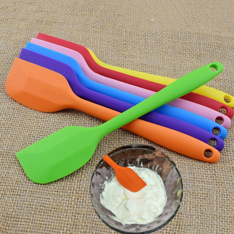 Kitchen Tools Cooking Tools Silicone Spatula Vegetable Fruit Non-stick Butter Cream Scraper Kitchen Accessories Gadgets Supplies