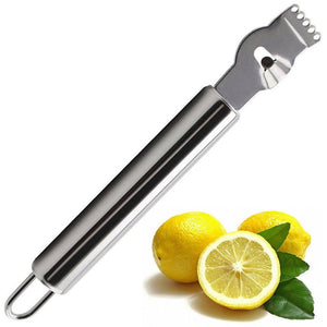 Stainless Steel Lemon Peeler Zester Grater Lime Orange Citrus Fruit Grater Knife Peeling Tools Kitchen Gadgets Bar Accessories