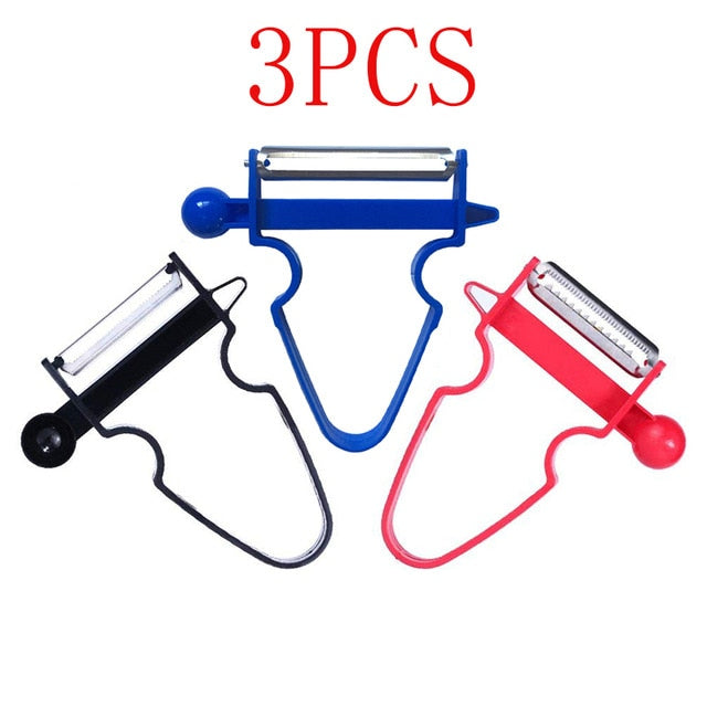 1/3PCS Stainless Vegetable Julienne Cutter Paring Knife Fruit Peeler Grater Vegetable Slicer Kitchen Tools Supplies Accessories