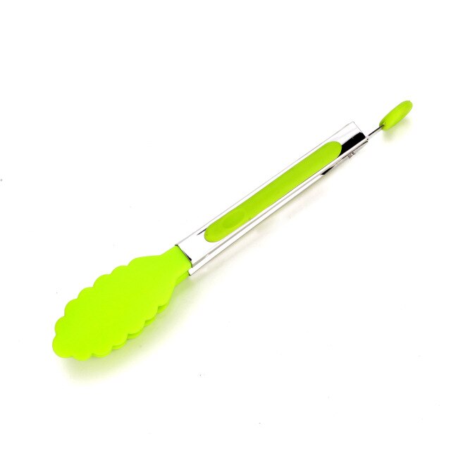 1Pcs Stainless Steel Silicone Food Clip Kitchen Utensil Tong Cooking Salad Food BBQ Clip Kitchen Gadgets Kitchen Accessories.