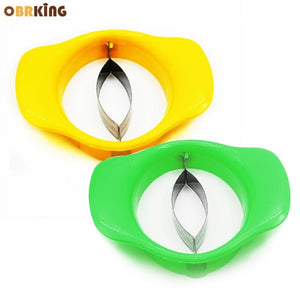 OBRKING Easy Mango Corer Slicer Cutter Pitter Mango Core Pit Remover Watermelon Peeler Fruit Vegetable Tool Kitchen Accessories