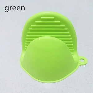 Kitchen Accessories Silicone Gloves Oven Heat Insulated Finger Gloves Cooking Tools Microwave Non-slip Gripper Kitchen Gadgets