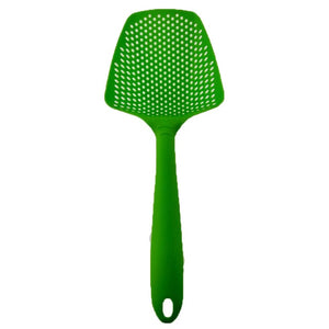 1pcs Scoop Colander Plastic Drain Shovel Strainers Scoop Drain Veggies Water Scoop Skimmer Strainer Kitchen Accessories