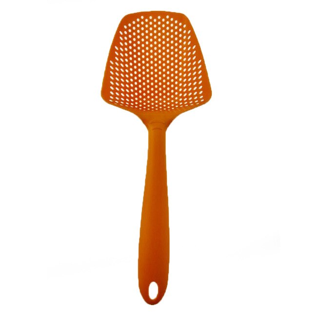 1pcs Scoop Colander Plastic Drain Shovel Strainers Scoop Drain Veggies Water Scoop Skimmer Strainer Kitchen Accessories