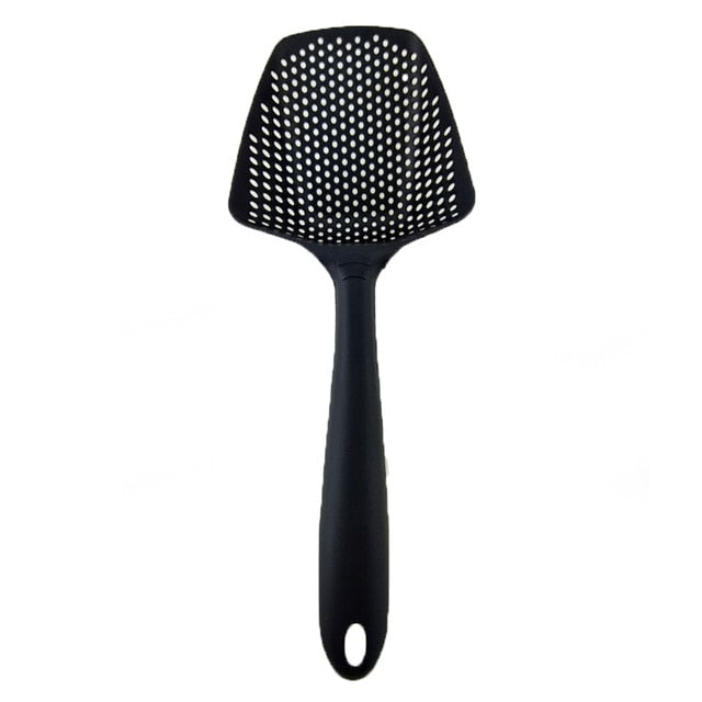 1pcs Scoop Colander Plastic Drain Shovel Strainers Scoop Drain Veggies Water Scoop Skimmer Strainer Kitchen Accessories