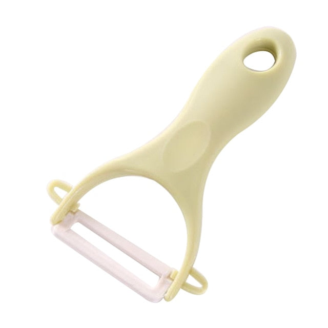 Durable Ceramic Fruit Vegetable Peeler Stainless Steel Potato Carrot Grater Cutter Sharp Peeler Slicer Kitchen Accessories Gadge