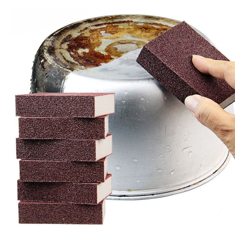 Kitchen Accessories Emery  Sponge Sponge for Removing Rust Cleaning Cotton Tools Descaling Clean Rub Pot Kitchen Gadgets