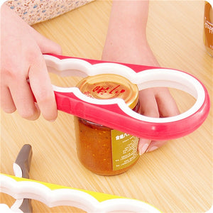 CHASANWAN Bottle Opener Multi Purpose Screw Cap Jar Openers Bottle Lid Grip Wrench Kitchen Accessories Kitchen Gadgets.Q