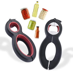 CHASANWAN Bottle Opener Multi Purpose Screw Cap Jar Openers Bottle Lid Grip Wrench Kitchen Accessories Kitchen Gadgets.Q