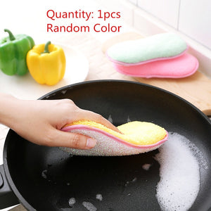 CHASANWAN Kitchen Accessories Handle Nano Sponge Wipe Decontamination Cleaning Brush Kitchen Gadgets Kitchenware Kitchen Tools.q