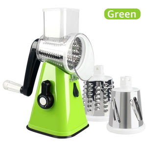 2020 New Arrival Manual Vegetable Cutter Slicers Kitchen Accessories Gadgets Multifunctional Round Rotate Mandoline Shredders