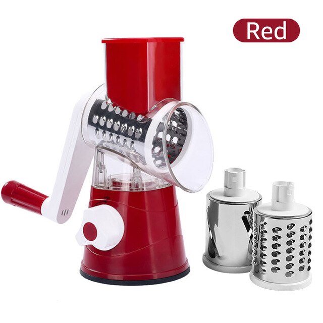 2020 New Arrival Manual Vegetable Cutter Slicers Kitchen Accessories Gadgets Multifunctional Round Rotate Mandoline Shredders