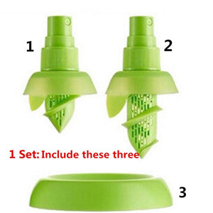 1 Set Kitchen Accessories Creative Lemon Sprayer Fruit Juice Citrus Lime Juicer Spritzer Kitchen Gadgets Goods for The Kitchen.Q