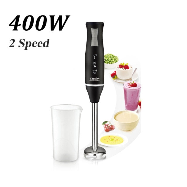 400W Colorful 2 Speeds Electric Food Blender Mixer Kitchen Detachable Hand Blender Egg Beater Vegetable Stand Blend Sonifer