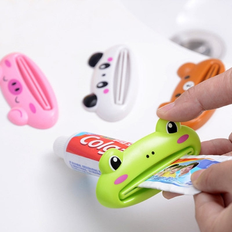 Kitchen Accessories Bathroom Multi-function Tool Cartoon Toothpaste Squeezer Kitchen Gadget Useful Home Bathroom Decoration