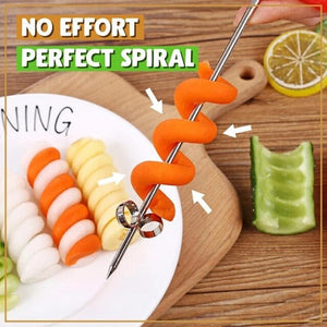 Spiral Knife Manual Vegetables Chopper Spiral Screw Slicer Carrot Potato Cutter Tools Kitchen Accessories