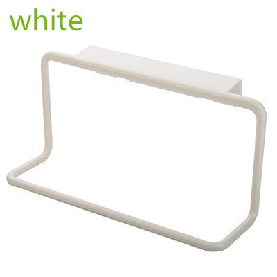 Towel Rack for Bath Kitchen Gadgets Mini Plastic Towel Rack Hanging Holder Organizer Kitchen Accessories Cabinet Cupboard Hanger