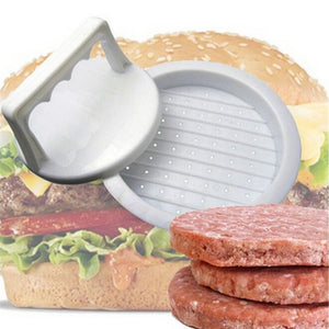 NEW Round Shape Hamburger Press Food-Grade Plastic Hamburger Meat Beef Grill Burger Press Patty Maker Mold Mould Kitchen Tool