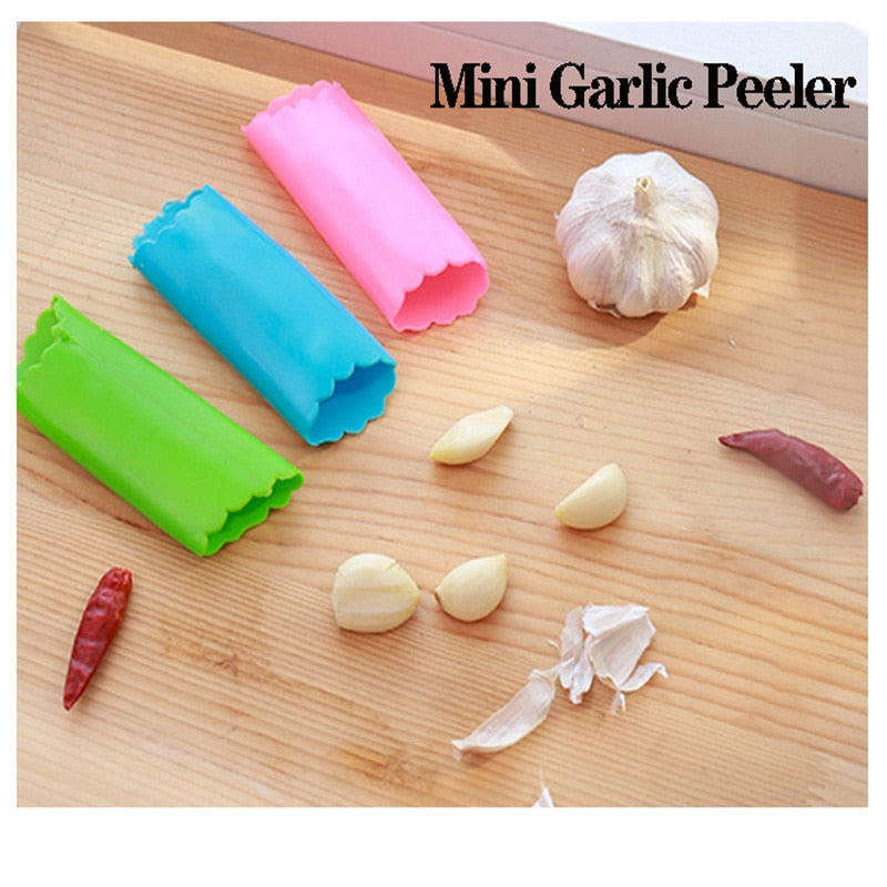 Garlic Peeler Mini Gadgets Kitchen Accessories Mutfak Aksesuarlari Utensilios De Cocina Novedosos Pelador De Frutas Y Verduras