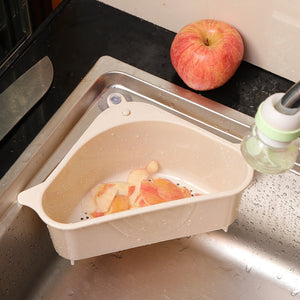 Kitchen Accessories Sink Strainer Drain KitchenTool Vegetable Fruit Drainer Basket Sponge Soap Storage Shelf Kitchen Gadgets New