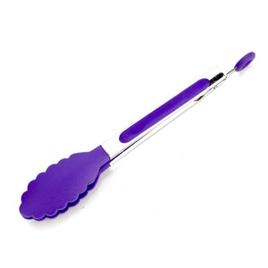 Kitchen Accessories plastic Silicone Kitchen Cooking Salad Serving Stainless Steel Handle Utensil Kitchen Tools Kitchen Gadgets