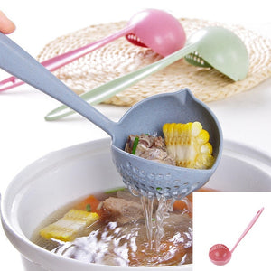 Kitchen Accessories plastic Silicone Kitchen Cooking Salad Serving Stainless Steel Handle Utensil Kitchen Tools Kitchen Gadgets