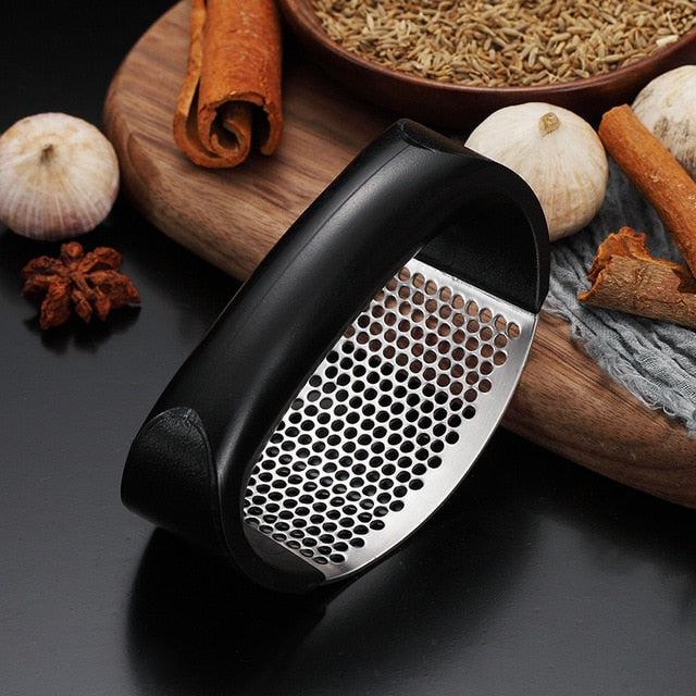 WORTHBUY Creative Stainless Steel Garlic Press Manual Garlic Chopper Crusher Ginger Press Kitchen Accessories Vegetable Tools