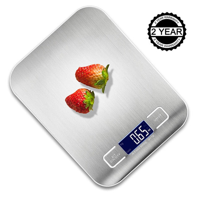 Kitchen Scale Digital Electronic Food Scales Weight Tools BBQ Baking Cooking With LCD Display Kitchen Accessories Home Household