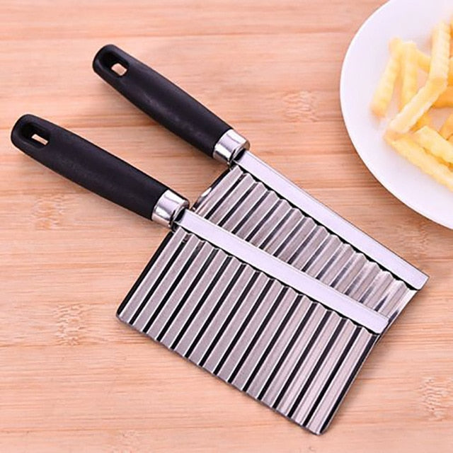 Potato Wavy Edged Tool Peeler Cooking Tools kitchen knives Accessories Stainless Steel Kitchen Gadget Vegetable Fruit Cutting#30