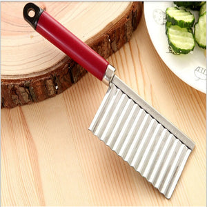 Potato Wavy Edged Tool Peeler Cooking Tools kitchen knives Accessories Stainless Steel Kitchen Gadget Vegetable Fruit Cutting#30