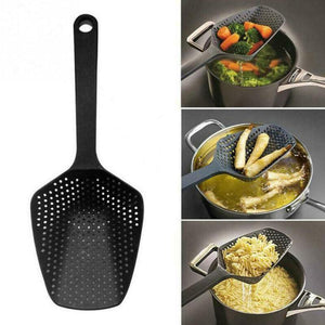 1PC Large Colander Scoop Kitchen Accessories Scoop Drain Gadgets Strainer Veggies Eco-friendly Material Kitchen Tools