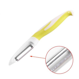 Hot Sale Stainless Steel Antislip Fruit Vegetable Potato Peeler Knife Two Styles Slicer Peel Blade Tool For Kitchen Accessories