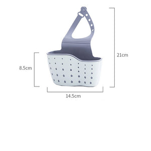 1 Pc Kitchen Accessories Organizer Adjustable Snap Sink Soap Sponge Holder Kitchen Hanging Drain Basket Kitchen Utensils Gadgets