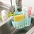 1 Pc Kitchen Accessories Organizer Adjustable Snap Sink Soap Sponge Holder Kitchen Hanging Drain Basket Kitchen Utensils Gadgets