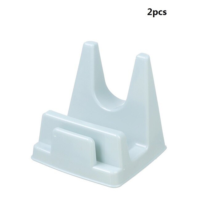 2pcs Kitchen Housekeeper Plastic Pot Pan Cover Shell Cover Sucker Tool Bracket Storage Organizer Rack Hanger Kitchen Accessories