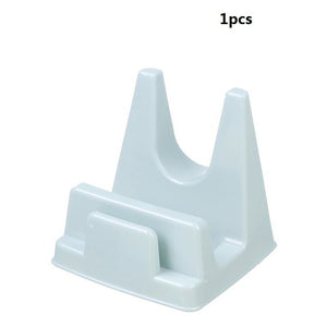 2pcs Kitchen Housekeeper Plastic Pot Pan Cover Shell Cover Sucker Tool Bracket Storage Organizer Rack Hanger Kitchen Accessories