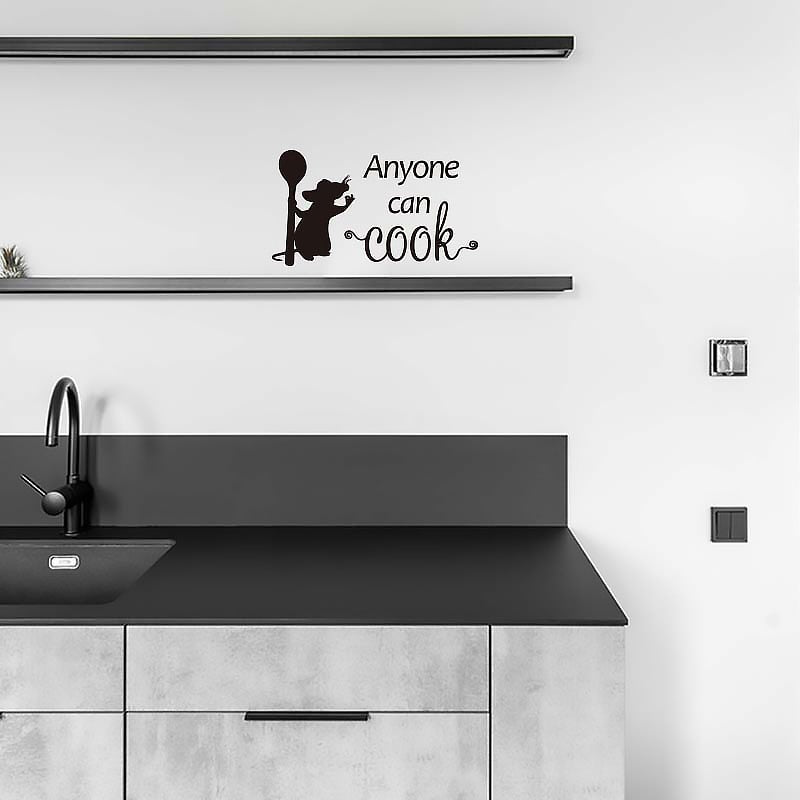 kitchen decors modern stickers home bedroom wall decorations living decals for kids rooms bathroom accessories Cabinet Stove