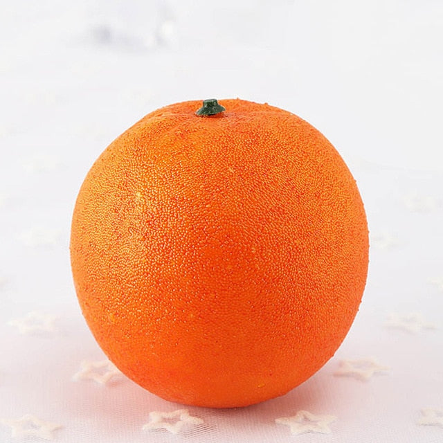 Artificial Apple Fake Fruit Home Decoration Simulation Orange Ornament Craft Food Photography props New