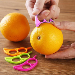 1pc Mini Peeled Fruit Peeler Pomegranate Lemons Orange Citrus Opener Peeler Remover Slicer Cutter Quickly Stripping Kitchen Tool