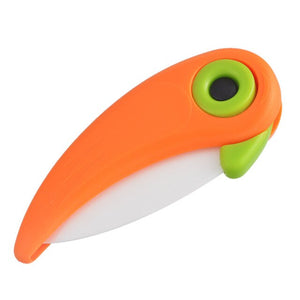 Kitchen Cutter ABS Ceramic Fruit Vegetable Cutter Folding Knife Fruit Knife Kitchen Knife Mini Fruit Knife Creative animal shape