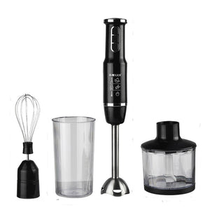 Blenders 4-in-1 Stainless Steel Immersion Hand Stick Blender Mixer Vegetable Meat Grinder 500ml Chopper Whisk 800ml Smoothie Cup