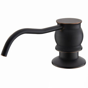 New Brushed Nickel&Oil Rubbed Black Bronze 100% Brass Kitchen&Bathroom Sink Liquid Soap Dispenser